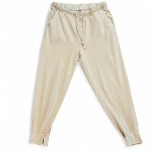Aerie Women’s Oversized Tan Joggers - Large